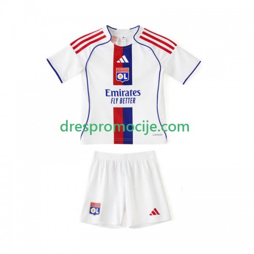 Olympique Lyonnais Dres Dječji Domaći 2025/2026 Kratkih Rukava Olympique Lyonnais Dres Dječji Domaći 2025/2026 Kratkih Rukava